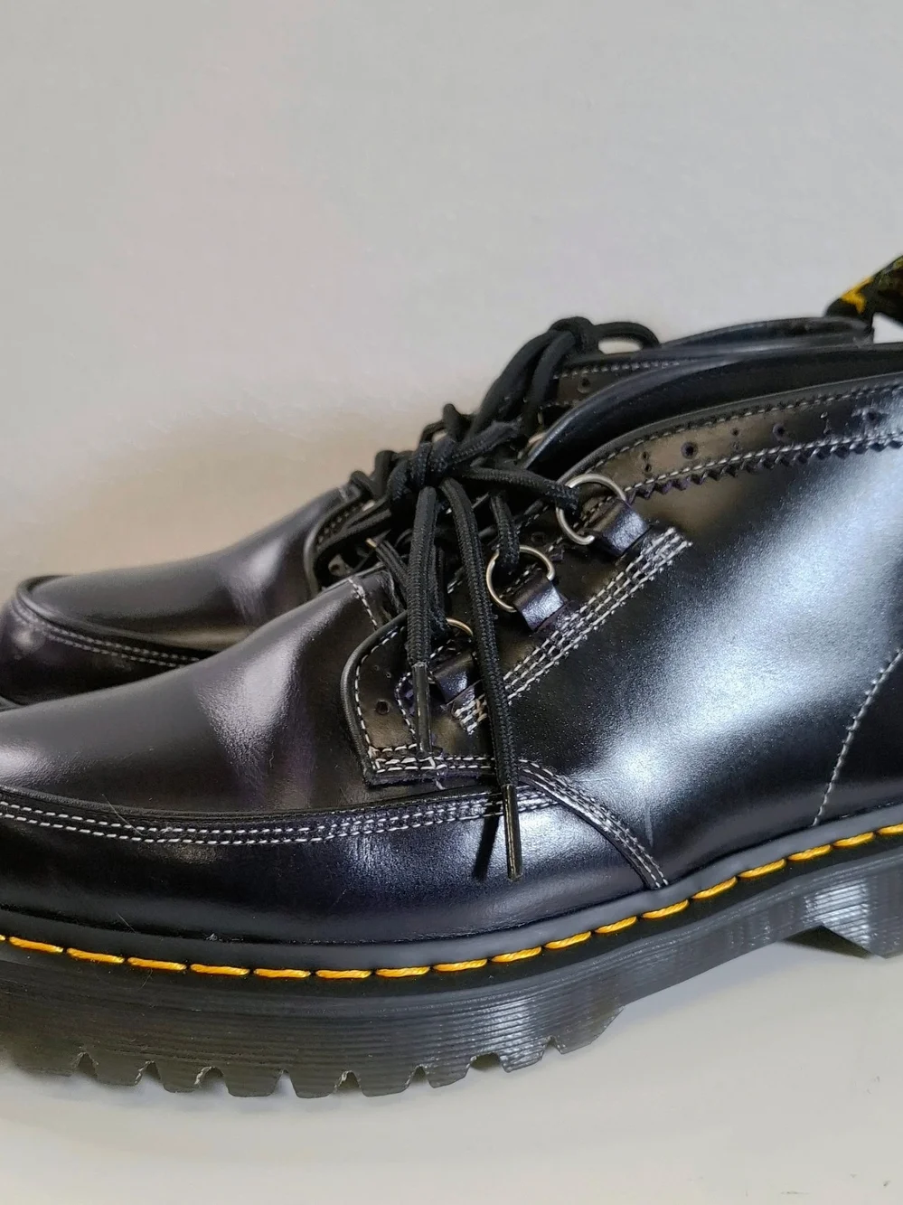 Dr. Martens Evo Black Leather Lug Sole Lace-Up Shoes